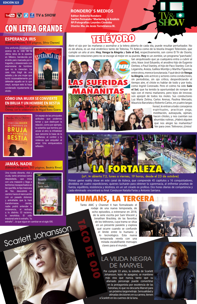 TV&amp;SHOW 323, 1