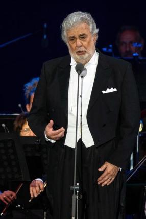 Placido Domingo performs in Hungary
