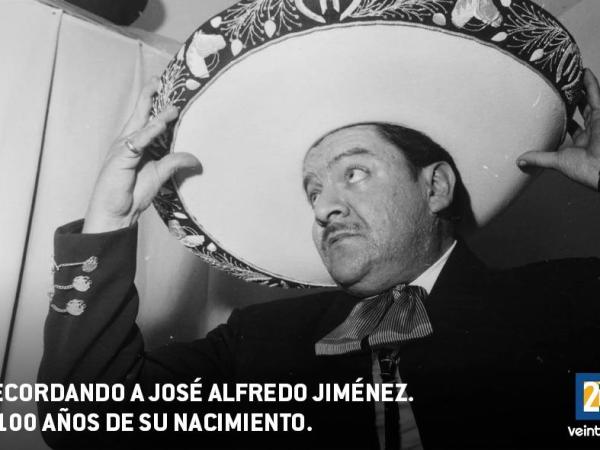 Homenaje a José Alfredo Jiménez en el centenario de su natalicio, por el&nbsp;Veintidós
