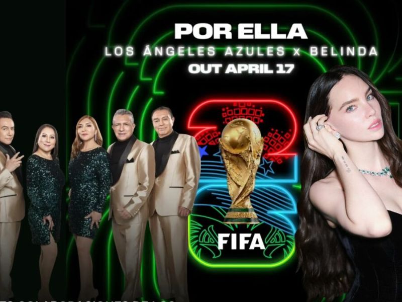 «Por ella», tema del álbum oficial del Mundial de Futbol en colaboración de Belinda y Los Ángeles&nbsp;Azules